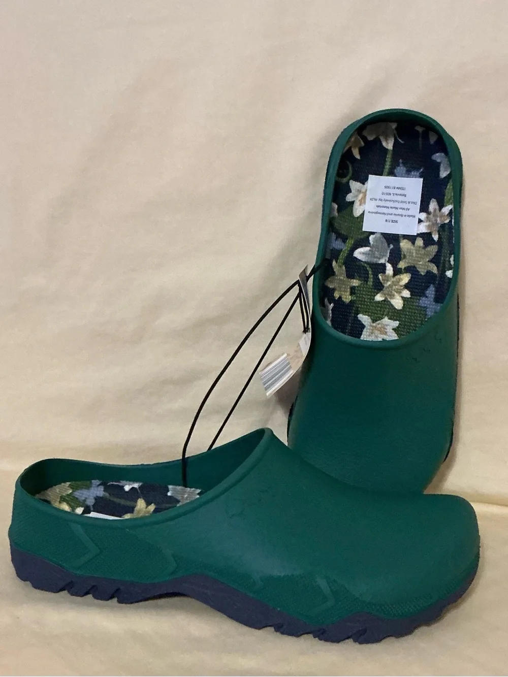 Women's Teal Garden Clogs